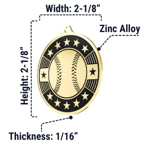 Simucast Medallion - Baseball