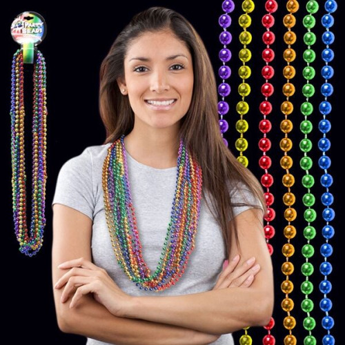 Mardi Gras Beads - Variety of Colors Available
