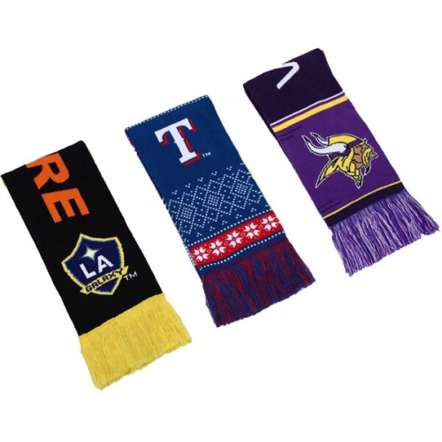 Warm Knitted Woven Scarf W/ Tassel