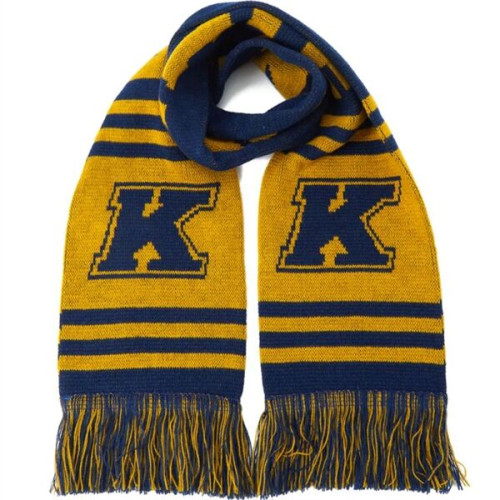 100% Acrylic Knitted Woven Scarf W/ Tassel