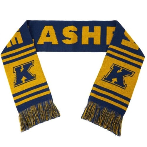 100% Acrylic Knitted Woven Scarf W/ Tassel
