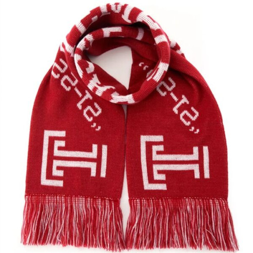100% Acrylic Knitted Woven Scarf W/ Tassel