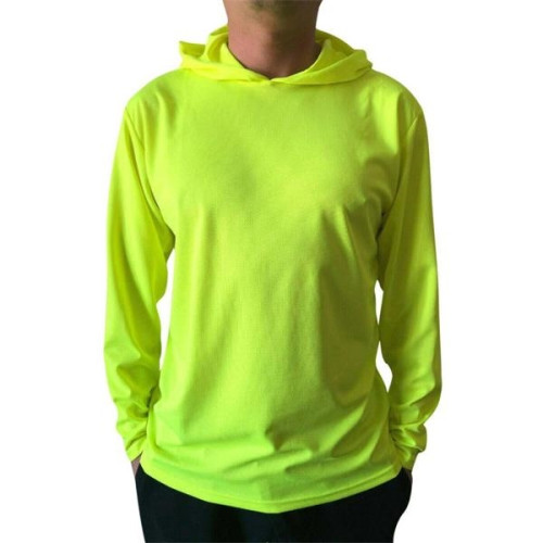 High Vis Non-ANSI Breathable Safety Hoodie T-Shirt