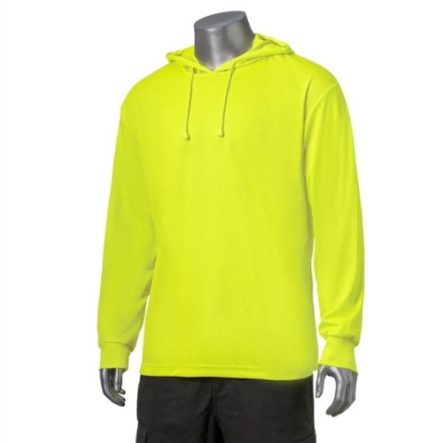 High Vis Non-ANSI Breathable Safety Hoodie T-Shirt