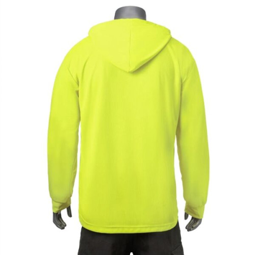 High Vis Non-ANSI Breathable Safety Hoodie T-Shirt