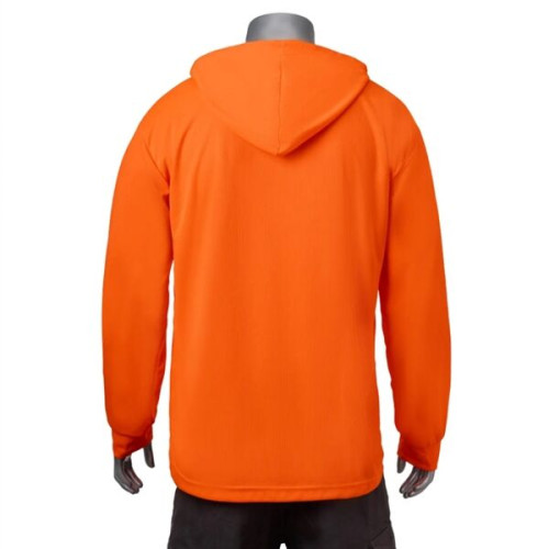 High Vis Non-ANSI Breathable Safety Hoodie T-Shirt