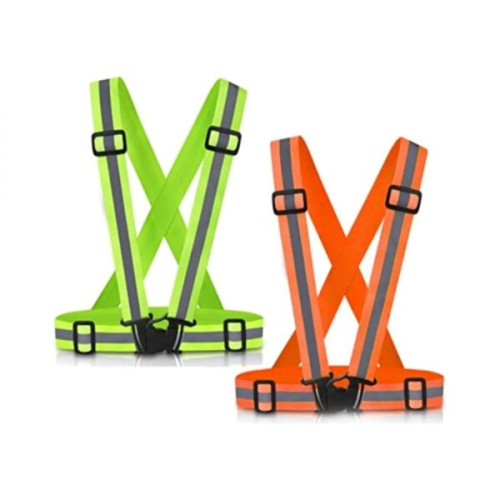 Adjustable Reflective Safety Running Hi Vis Cross Belt
