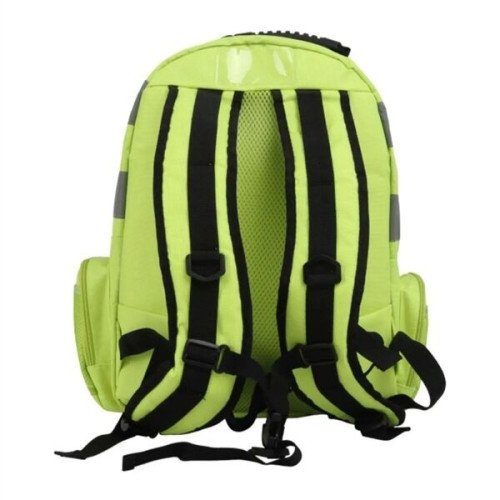 High Vis Reflective Tape Utility Safety Workwear Backpack