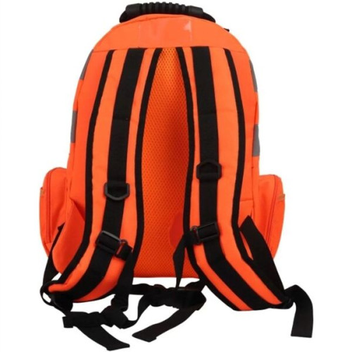 High Vis Reflective Tape Utility Safety Workwear Backpack