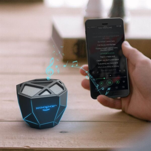 Xoopar Geo Speaker Desktop Skeletal-Lighted Wireless Speaker