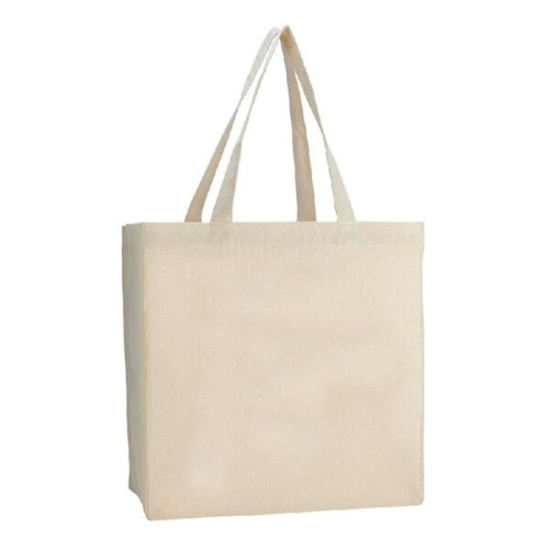 6 Oz Cotton Canvas Grocery Tote Bags