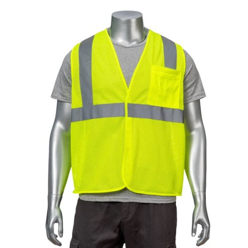 High Viz Reflective Mesh Safety Vest With Pocket