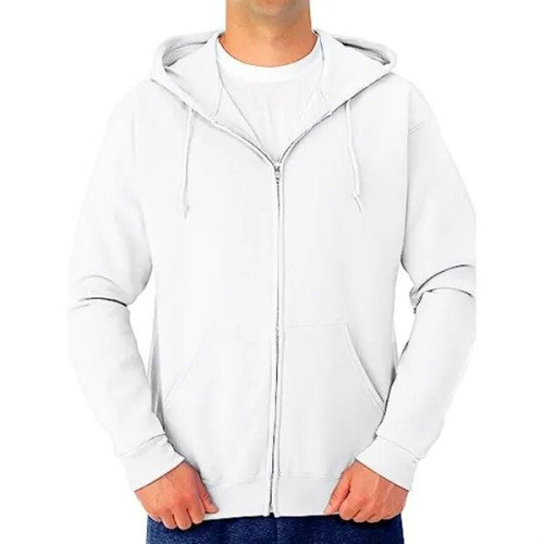 Men's Recycled Antibacterial Zipper Hoodie, Kangaroo Pocket