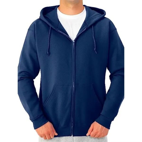 Men's Recycled Antibacterial Zipper Hoodie, Kangaroo Pocket