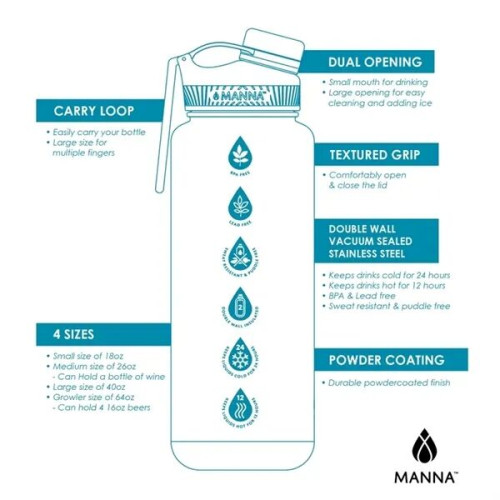 Manna™ 64 oz. Ranger Steel Bottle