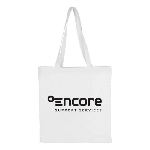 4 Oz Lightweight Cotton Canvas Tote Bag (15"X16")