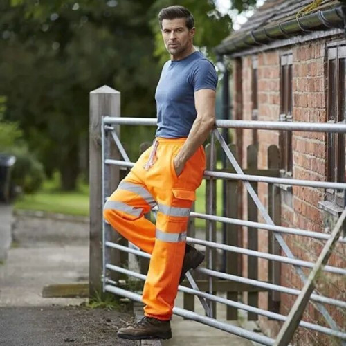 Class 3 High Vis Reflective Safety Hi Viz Workwear Joggers