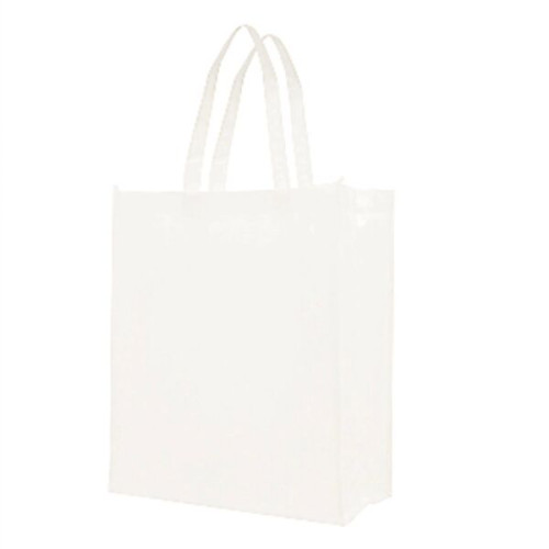 Attractive Laminate Patent Finish, Gusset Tote Bag (13x16x5)