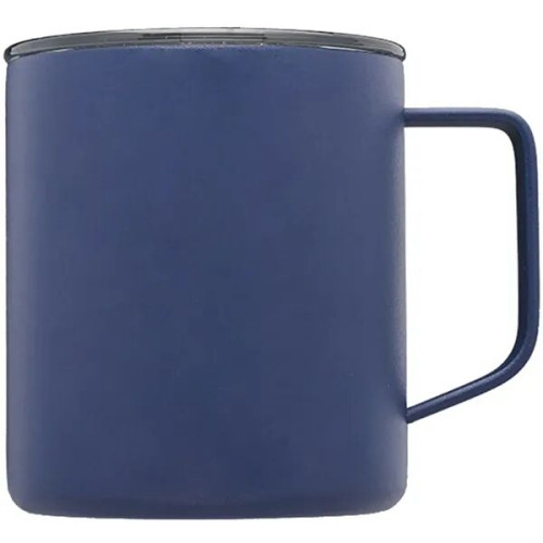 13.5 Oz Double Wall Color Coated Travel Mugs W/ Handles