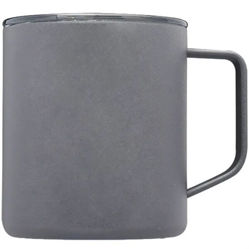 13.5 Oz Double Wall Color Coated Travel Mugs W/ Handles