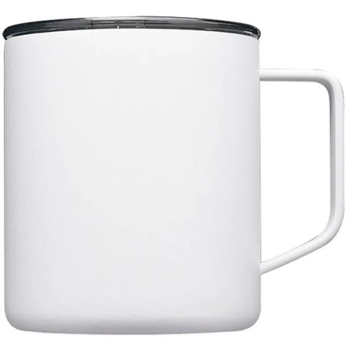 13.5 Oz Double Wall Color Coated Travel Mugs W/ Handles