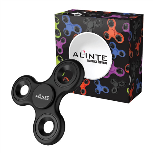 Helo Hand Spinner & Box w/ Full Color Imprint