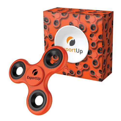Helo Hand Spinner & Box w/ Full Color Imprint