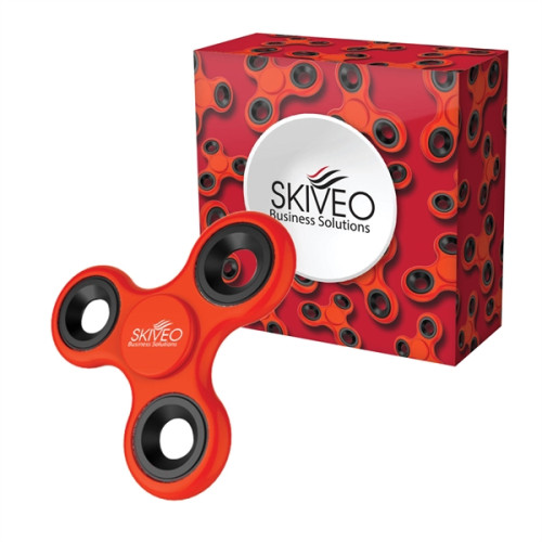 Helo Hand Spinner & Box w/ Full Color Imprint