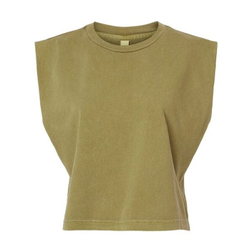 American Apparel Women's Garment-Dyed Heavyweight Muscle Tee