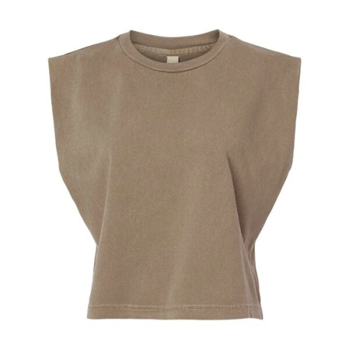 American Apparel Women's Garment-Dyed Heavyweight Muscle Tee