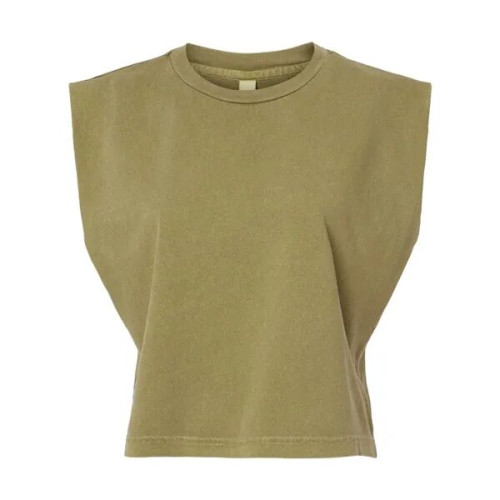 American Apparel Women's Garment-Dyed Heavyweight Muscle Tee