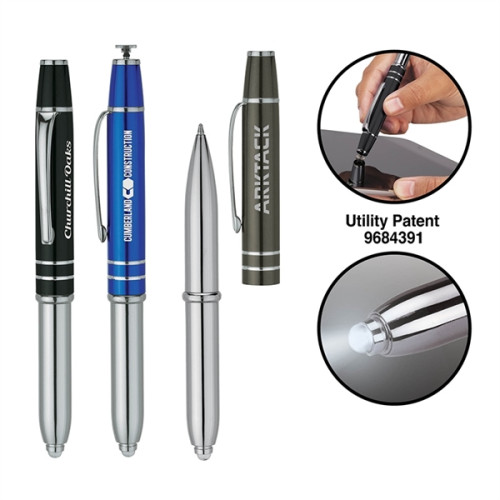 Captive Precision Stylus / Pen / LED Light