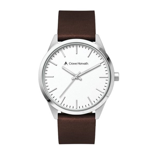 40MM STEEL SILVER CASE, 3 HAND MVMT, WHITE DIAL, L...