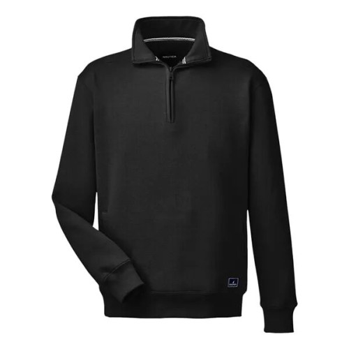 Nautica Men's Anchor Fleece Quarter-Zip Pullover