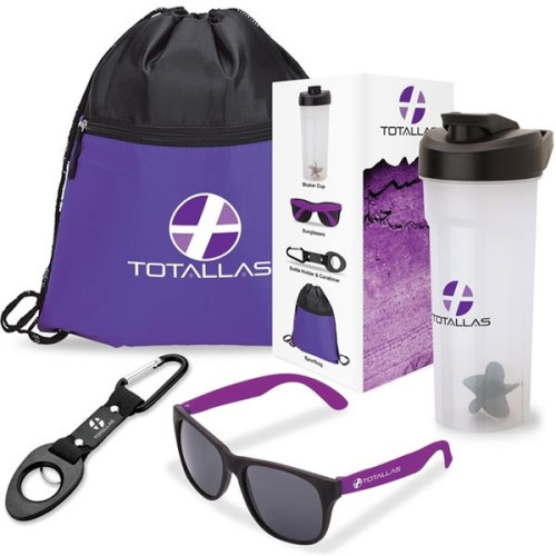 Athletic 4-Piece Fitness Gift Set