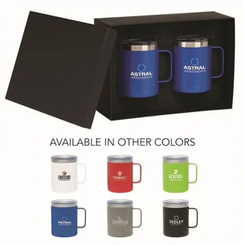 Camper II Two-Piece Camping Mug Gift Set