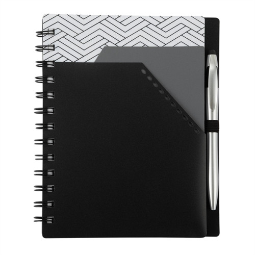 Trapezoid Junior Notebook w/ Stylus Pen