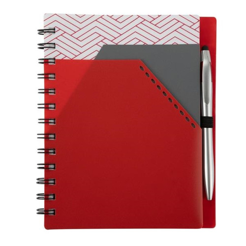 Trapezoid Junior Notebook w/ Stylus Pen