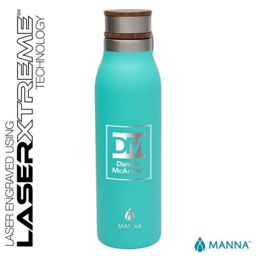 Manna™ 18 oz. Ascend Stainless Steel Water Bottle w/ Acac...