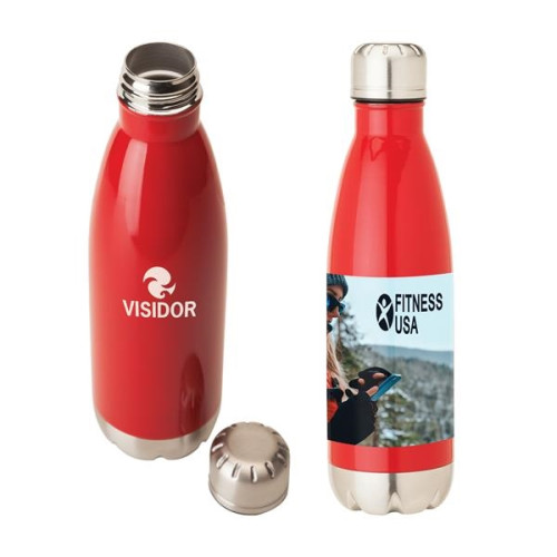 Solana 17 oz. 304 Stainless Steel Vacuum Bottle with Copp...