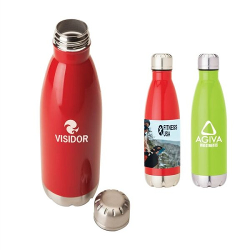 Solana 17 oz. 304 Stainless Steel Vacuum Bottle with Copp...