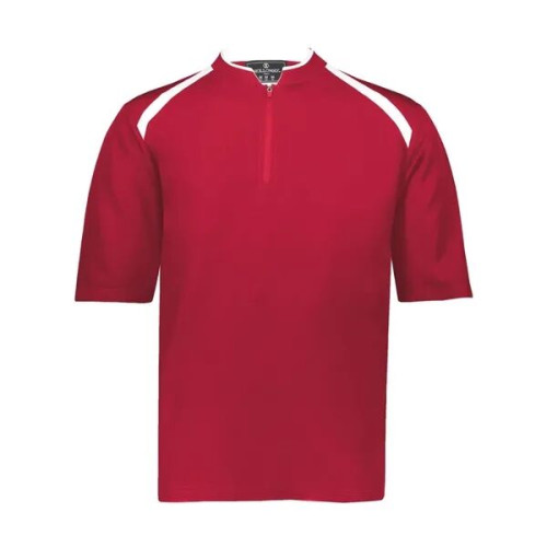 Holloway Men's Clubhouse Short Sleeve Quarter-Zip Pullover