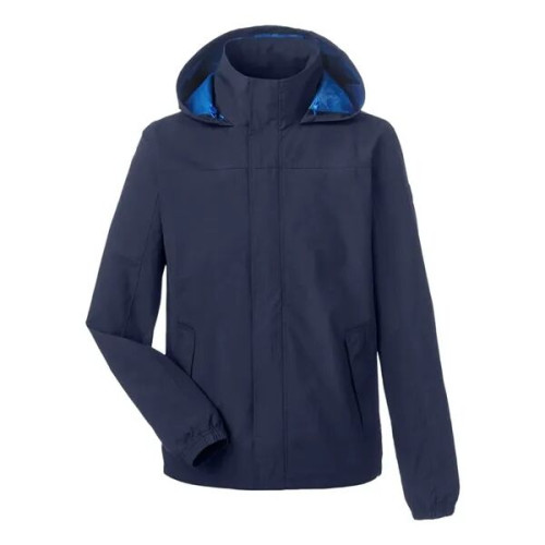 Nautica Men's Voyage Hooded Rain Jacket