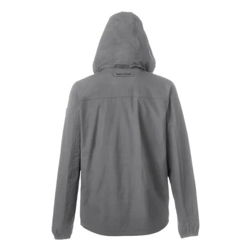 Nautica Men's Voyage Hooded Rain Jacket
