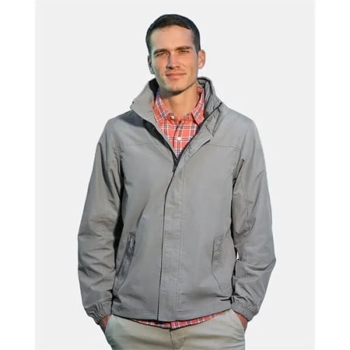 Nautica Men's Voyage Hooded Rain Jacket