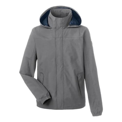 Nautica Men's Voyage Hooded Rain Jacket