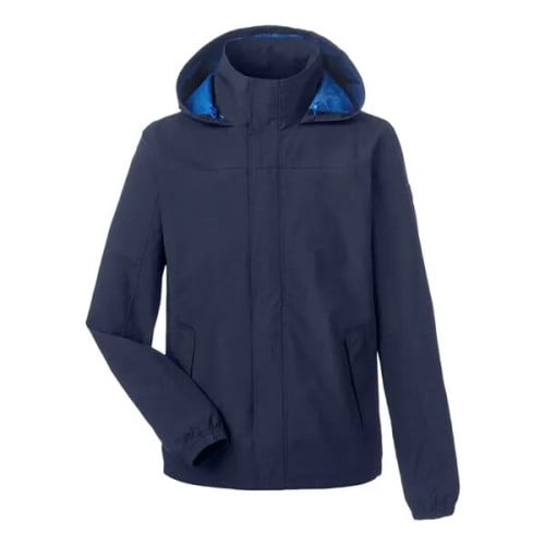 Nautica Men's Voyage Hooded Rain Jacket