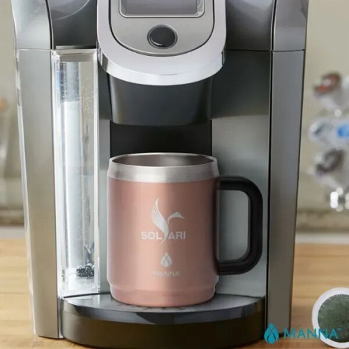 Manna™ 14 oz. Boulder Stainless Steel Camping Mug w/ Handle