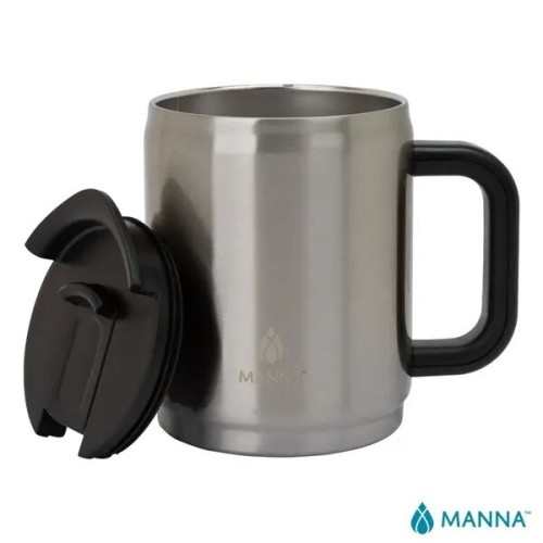 Manna™ 14 oz. Boulder Stainless Steel Camping Mug w/ Handle