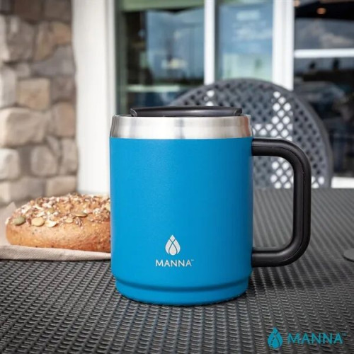 Manna™ 14 oz. Boulder Stainless Steel Camping Mug w/ Handle